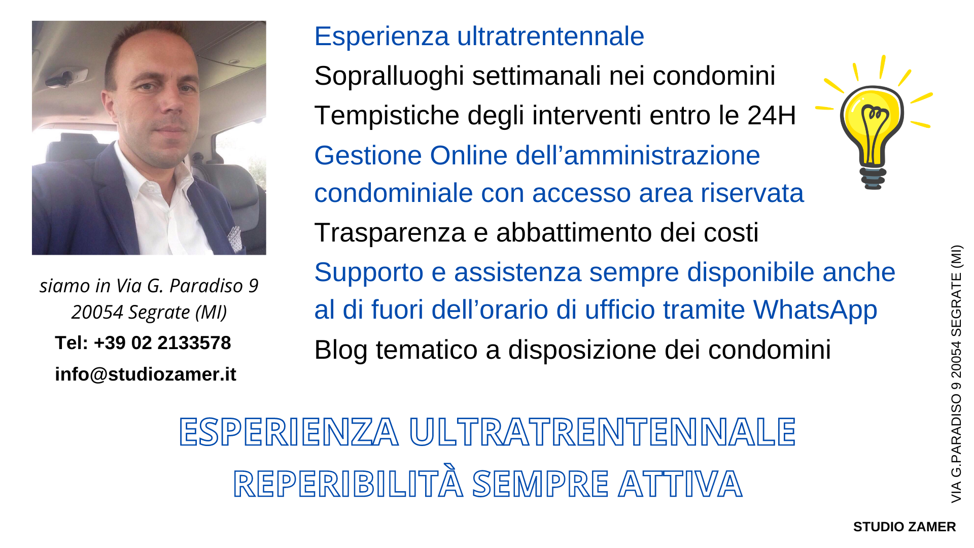 Amministratore di condominio a Milano sempre disponibile - Studio Zamer